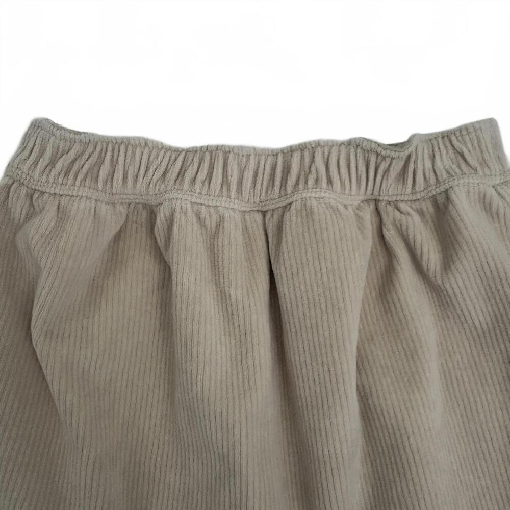 Abercrombie | Girls Beige Corduroy Mini Skirt Pleated Size 11/12 - Picture 5 of 7
